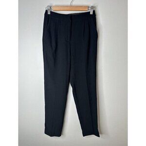 Basque‎ Pants Womens Black Trousers Work Career Corporate Office Pleated  6